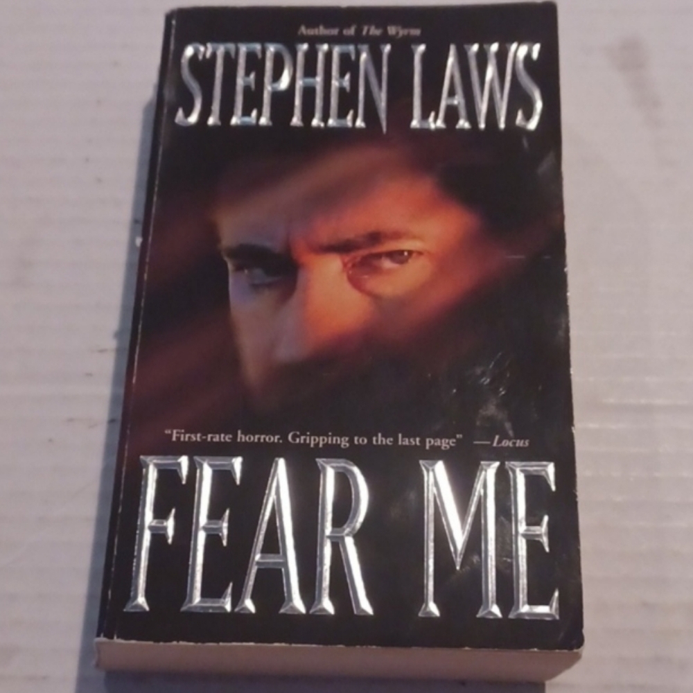 $4 Add-on - "Fear Me" by Stephen Laws - Paperback Novel